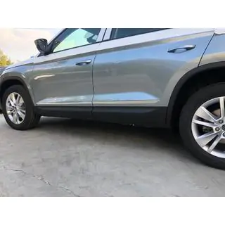 Türschutzleiste Carmos breit Edelstahl Skoda Kodiaq 2016-2023 Foto 4