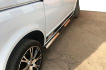 Volkswagen T6 2015-2024 Seitliche Rohre (2 Stk., Edelstahl) Foto 12