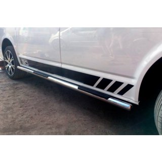 Seitliche Rohre (2 Stk., Edelstahl) Volkswagen T6 2015-2024 Foto 2