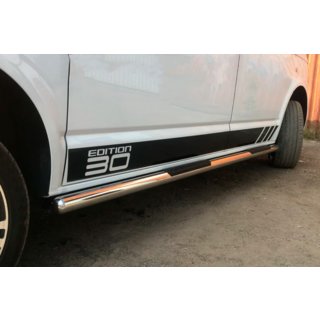 Seitliche Rohre (2 Stk., Edelstahl) Volkswagen T6 2015-2024 Foto 1