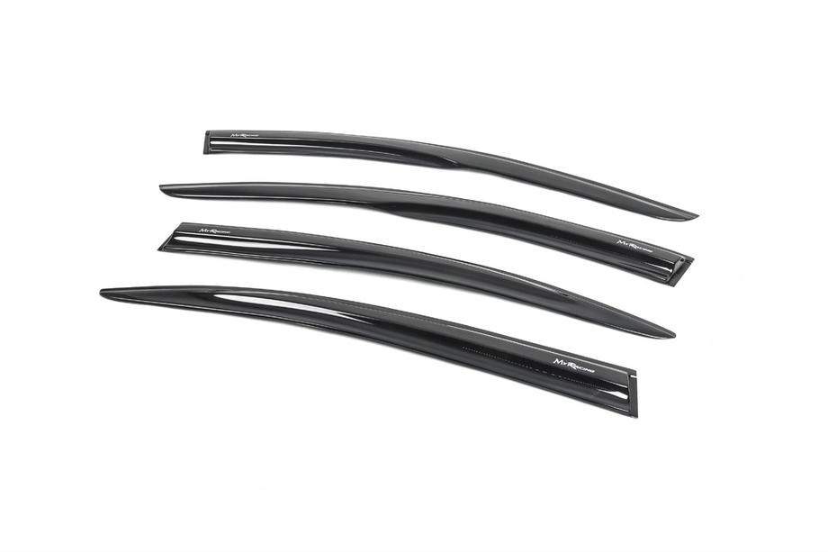 Skoda Octavia II A5 2006-2010 Windabweiser LiftBack (4 Stk, MyRacing) Foto 2