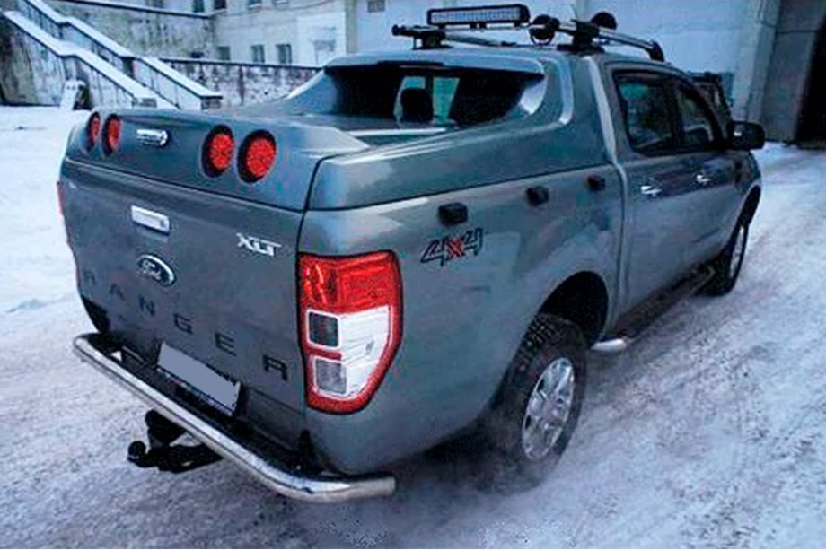 Ford Ranger 2011–2022 Heckschutz AK005 (2011-2018, Edelstahl) Foto 3