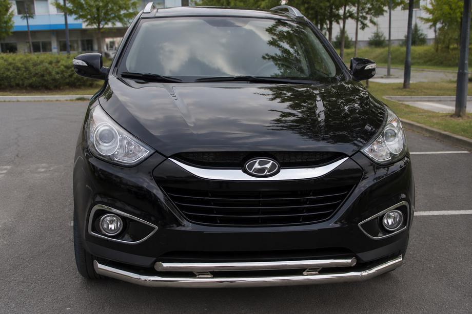 Hyundai IX-35 2010-2015 Frontbügel ST014-2 (Edelstahl) Image