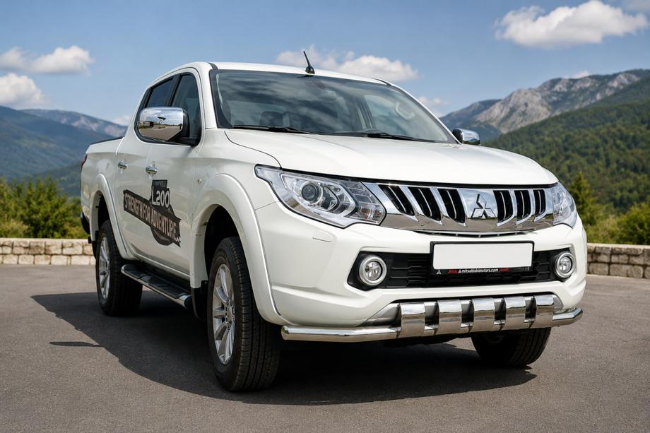 Mitsubishi L200 2015-2024 Frontschutzbügel ST015 (Edelstahl) Foto 1