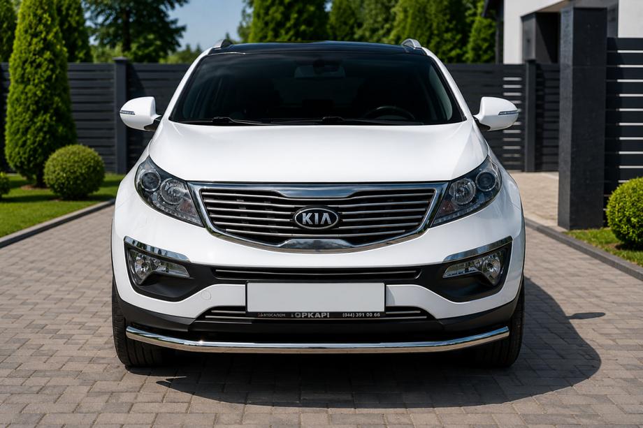 Kia Sportage 2010-2015 Frontschutzbügel ST008 (Edelstahl) Foto 1