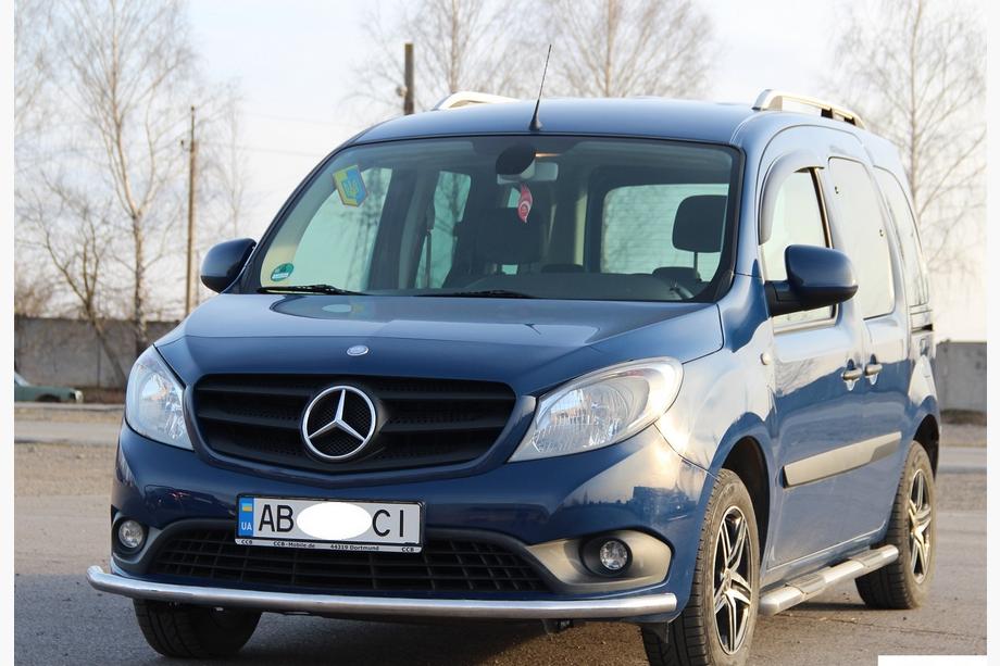 Mercedes Citan 2013-2021 Frontschutzbügel ST008 (Edelstahl) Foto 2