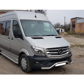 Frontschutzbügel unten MBSP.07.F3-04.6 (Edelstahl) Mercedes Sprinter W906 2006–2018 Foto 2