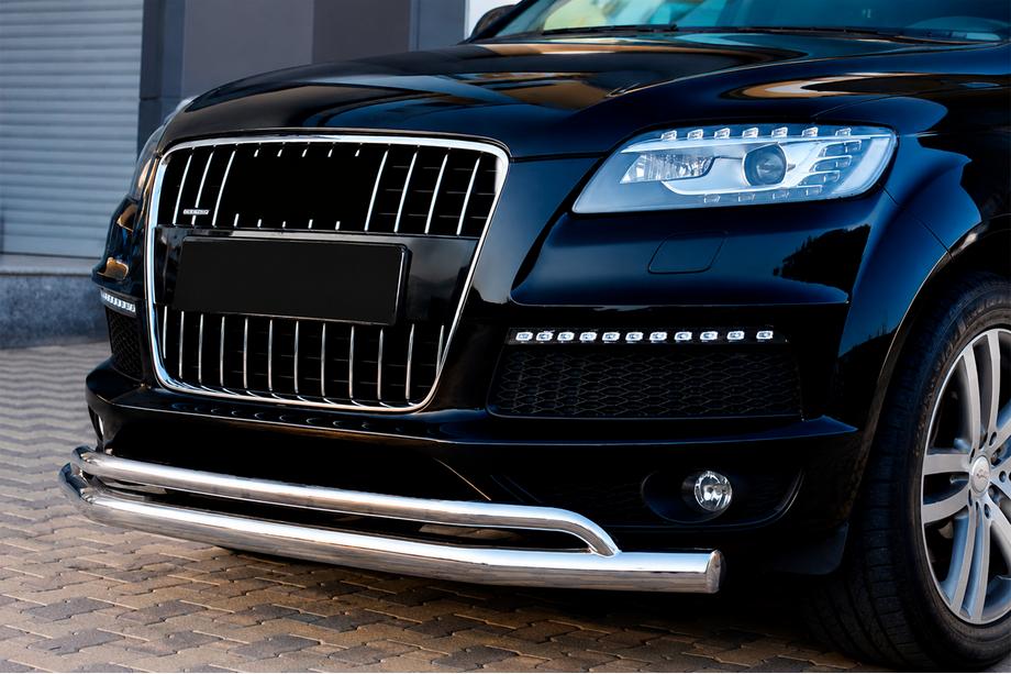 Audi Q7 2005-2015 Frontschutzbügel ST017 (Edelstahl) Image