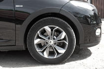 Renault Megane III 2009-2016 Kotflügelverbreiterungen (8 Stk, schwarz) Foto 4