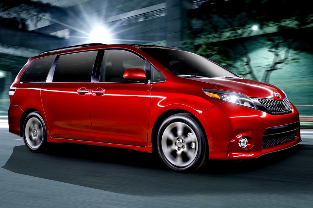 Übersicht der Minivan Toyota Sienna