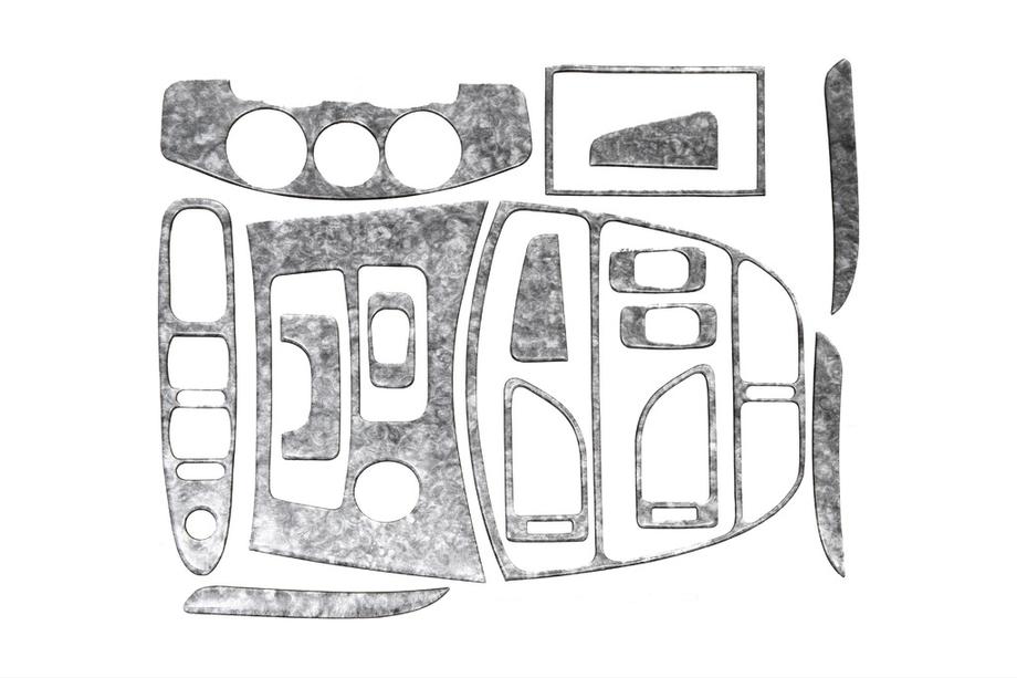 Chery Tiggo 1 2005-2016 Armaturenbrett Abdeckungen (großes Set) Carbon Foto 8
