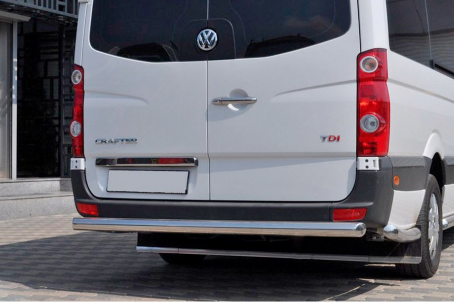 Volkswagen Crafter 2006-2016 Heckbügel AK002 (Edelstahl) Image