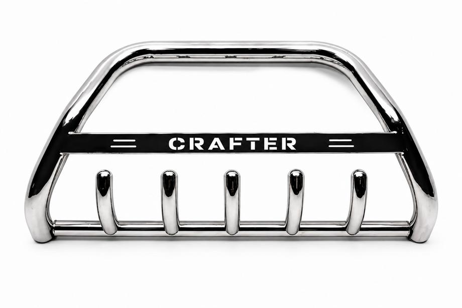 Volkswagen Crafter 2006-2016 Frontbügel WT004 Edelstahl 51mm, ohne Schriftzug Foto 5