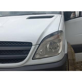 Scheinwerferblenden Gerade (schwarz, ABS, 2006-2013) Mercedes Sprinter W906 2006–2018 Foto 3