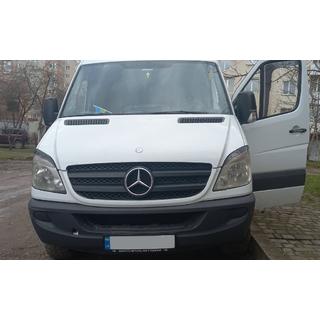 Scheinwerferblenden Gerade (schwarz, ABS, 2006-2013) Mercedes Sprinter W906 2006–2018 Foto 4