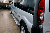 Nissan Primastar 2002-2014 Trittbretter X5-Typ (2 Stk, Alu) Foto 4