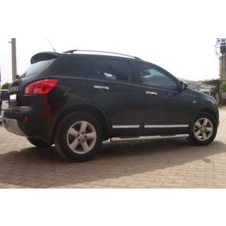 Seitliche Rohre (2 Stk., Edelstahl) Nissan Qashqai 2010-2014 Foto 2