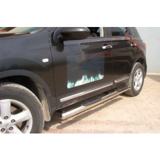 Seitliche Rohre (2 Stk., Edelstahl) Nissan Qashqai 2010-2014 Foto 1