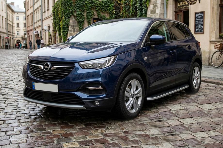Opel Grandland X 2017- Seitenschweller Tayga Grey (2 Stk, Aluminium) Image
