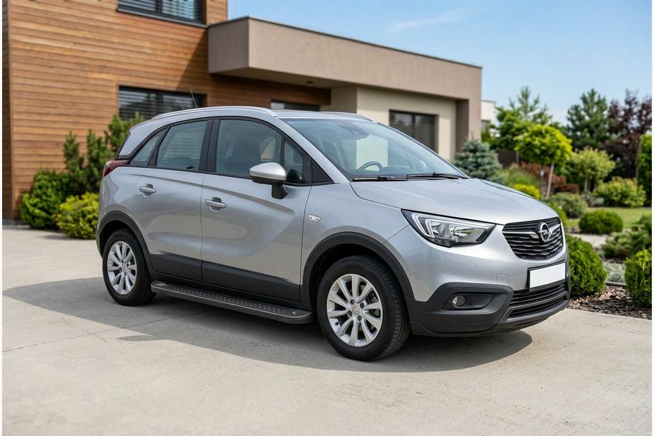 Opel Crossland X 2017-2024 Trittbretter Allmond Black (2 Stk., Aluminium) Image