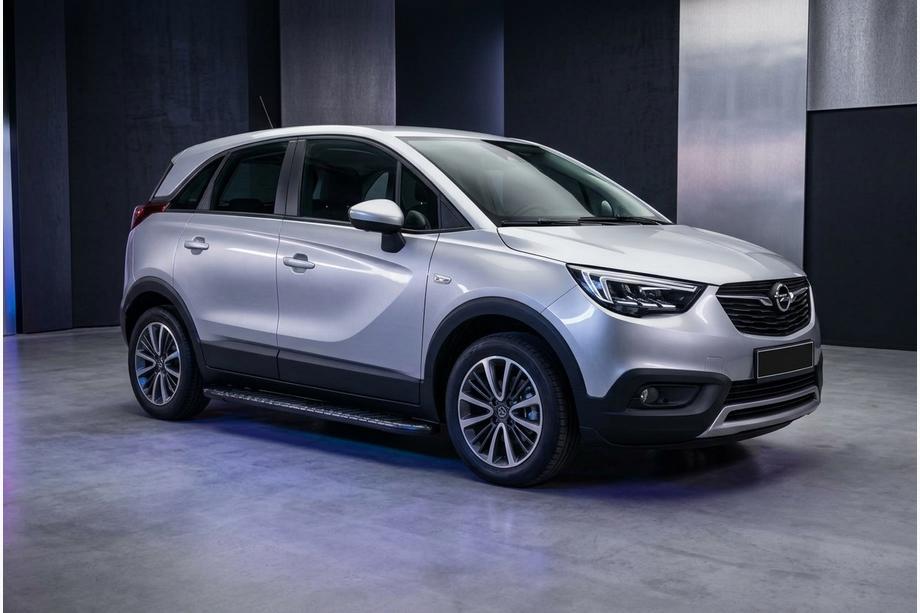 Opel Crossland X 2017-2024 Seitenschweller Bosphorus Black (2 Stk., Aluminium) Image