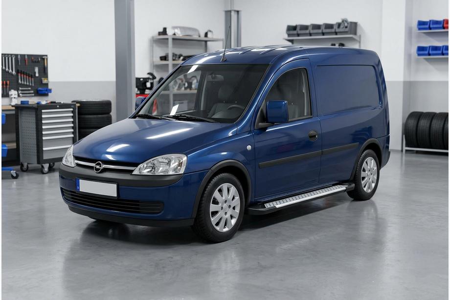 Opel Combo 2002–2012 Trittbretter Allmond Grey (2 Stk., Alu) Image