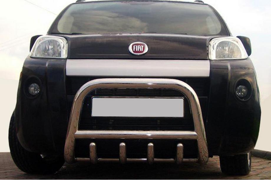 Peugeot Bipper 2008-2017 Frontbügel QT006 (Edelstahl) Image