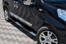 Peugeot Bipper 2008-2017 Seitliche Rohre (2 Stk., Edelstahl) Foto 1