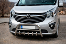 Renault Trafic 2015- Frontbügel WT003-4 (Edelstahl) Mit Schriftzug Foto 2