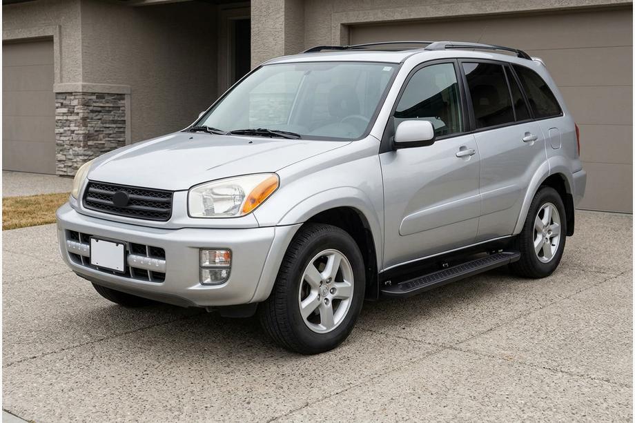 Toyota Rav 4 2001-2005 Trittbretter Allmond Black (2 Stk., Aluminium) Image