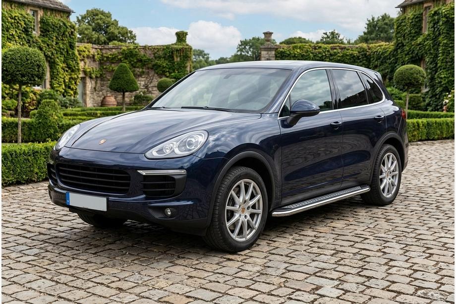 Porsche Cayenne 2010-2017 Seitenschweller Maydos V2 (2 Stk., Aluminium & Edelstahl) Image