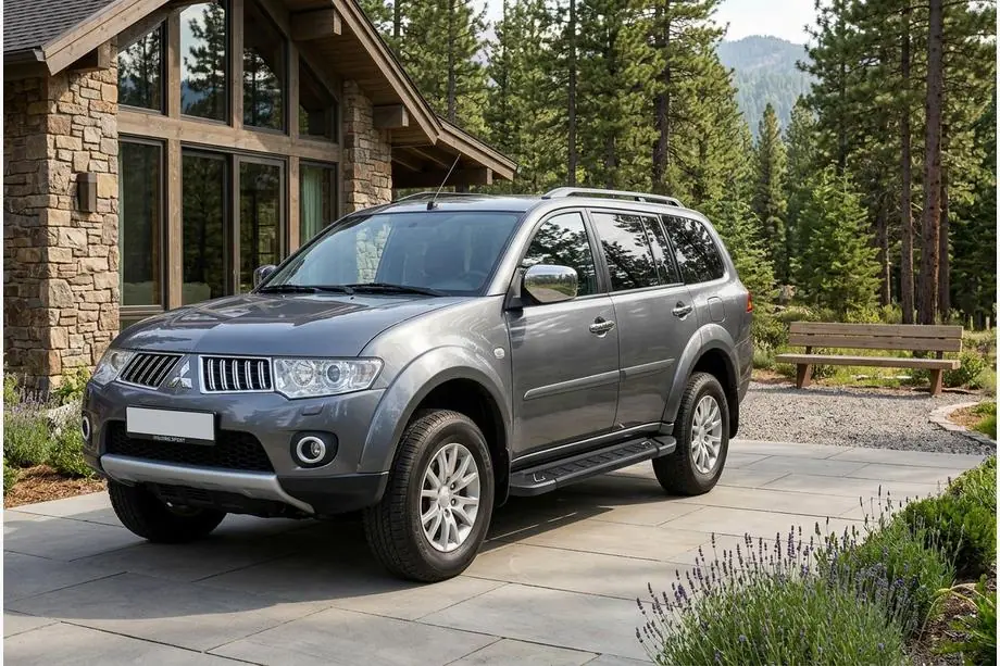 Mitsubishi Pajero Sport 2008-2015 Seitenschweller RedLine Black (2 Stk., Aluminium) Foto 1