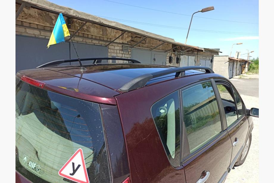 Renault Scenic/Grand 2003-2009 Dachreling Schwarz (2 Stk) Kurzer Radstand Foto 6