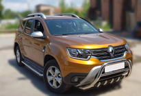 Renault Duster 2018-2024 Frontbügel ohne Schriftzug WT003 (Edelstahl) Foto 7