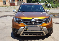 Renault Duster 2018-2024 Frontbügel ohne Schriftzug WT003 (Edelstahl) Foto 5