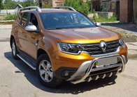 Dacia Duster 2018-2024 Frontbügel ohne Schriftzug WT003 (Edelstahl) Foto 5