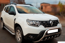 Dacia Duster 2018-2024 Frontbügel mit Schriftzug WT004 (Edelstahl) Foto 4