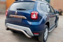 Dacia Duster 2018-2024 Heckschutz AK007 (Edelstahl) Foto 1