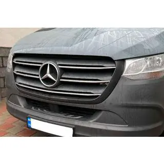 Chrom Kühlergrill Blenden (5 Stk, Edelstahl)