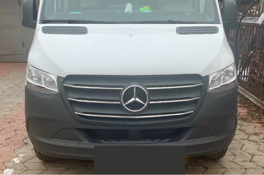 Mercedes Sprinter W907/W910 2018- Chrom Kühlergrill Blenden (5 Stk, Edelstahl) Carmos - Türkischer Edelstahl Foto 6