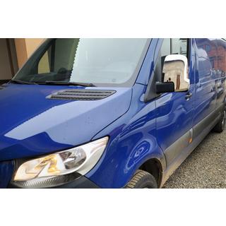 Spiegelabdeckungen (2 Stk., Edelstahl) Mercedes Sprinter W907/W910 2018- Foto 3