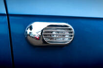 Audi A3 2003-2012 Grill für Blinker Oval (2 Stk, ABS) Foto 1