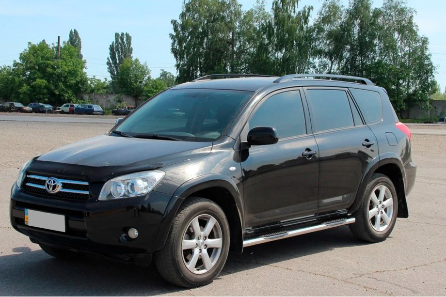 Toyota Rav 4 2006-2013 Seitliche Rohre für Standardradstand (2 Stk, Edelstahl) Foto 4