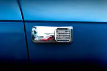 Audi A3 2003-2012 Chrom Blenden für Seitenblinker Rechteck (2 Stk, ABS) Foto 2