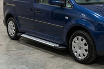 Volkswagen Caddy 2010-2015 Trittbretter X5-Typ (2 Stk., Aluminium) Maxi Radstand Foto 1