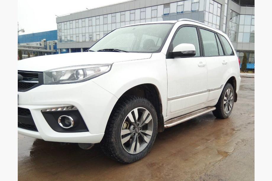 Chery Tiggo 3 2005- Seitenschweller Premium (2 Stk., Edelstahl) Image