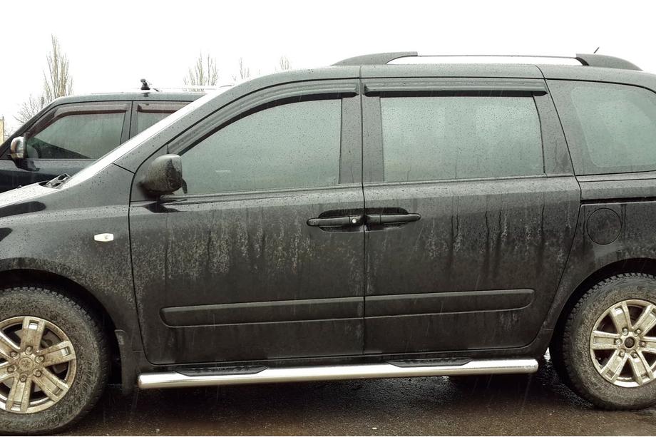 Kia Carnival 2002-2013 Seitliche Rohre (2 Stk., Edelstahl) Image