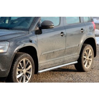 Seitliche Rohre (2 Stk., Edelstahl) Skoda Yeti 2009-2017 Foto 1
