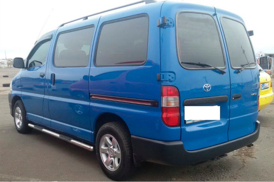 Toyota HiAce Seitliche Rohre (2 Stk., Edelstahl) Image