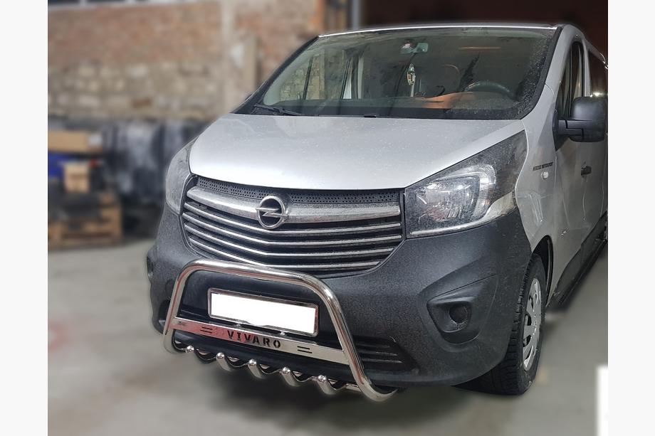 Opel Vivaro 2015-2019 Frontbügel WT003-4 (Edelstahl) Foto 2